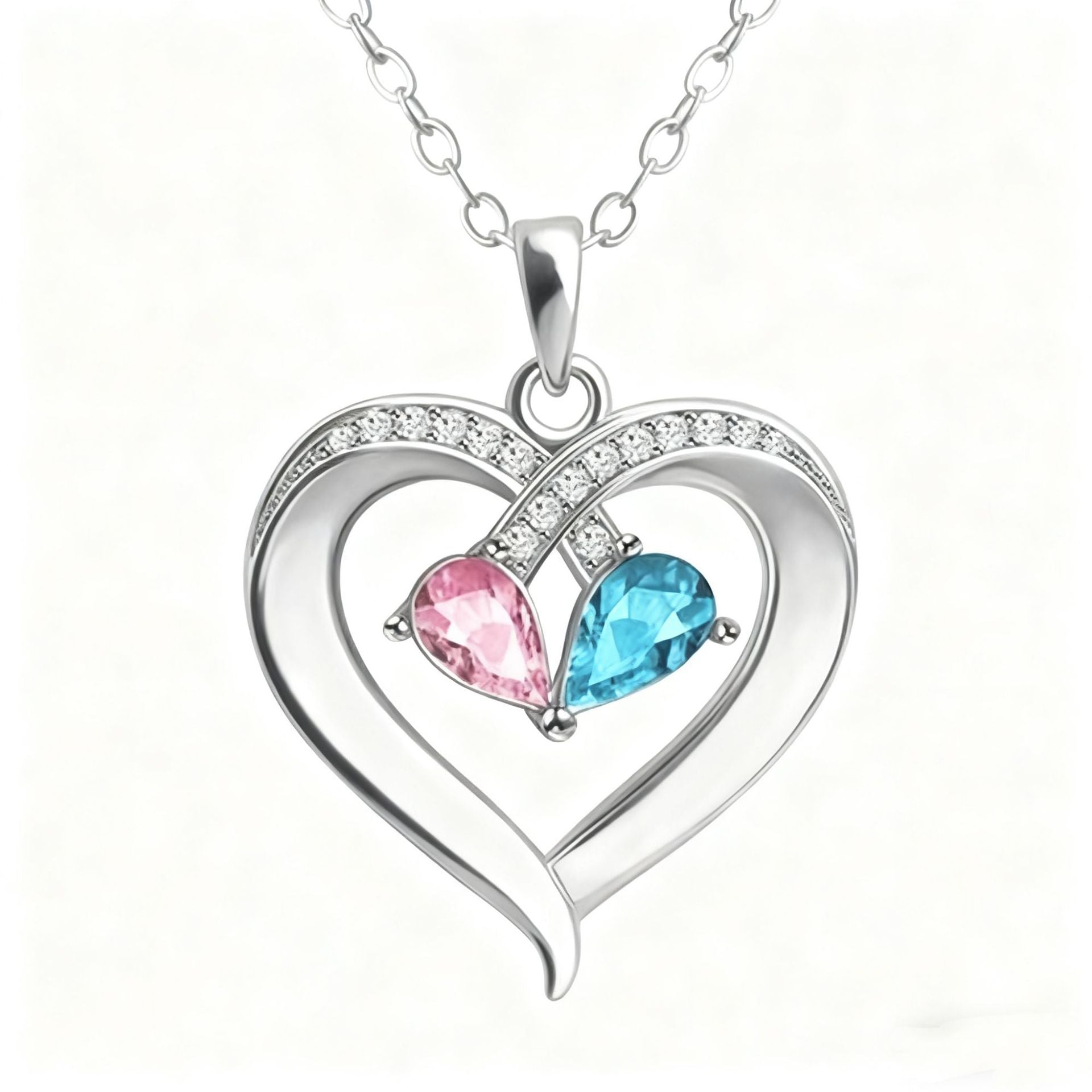 Heart Birthstone Pendant