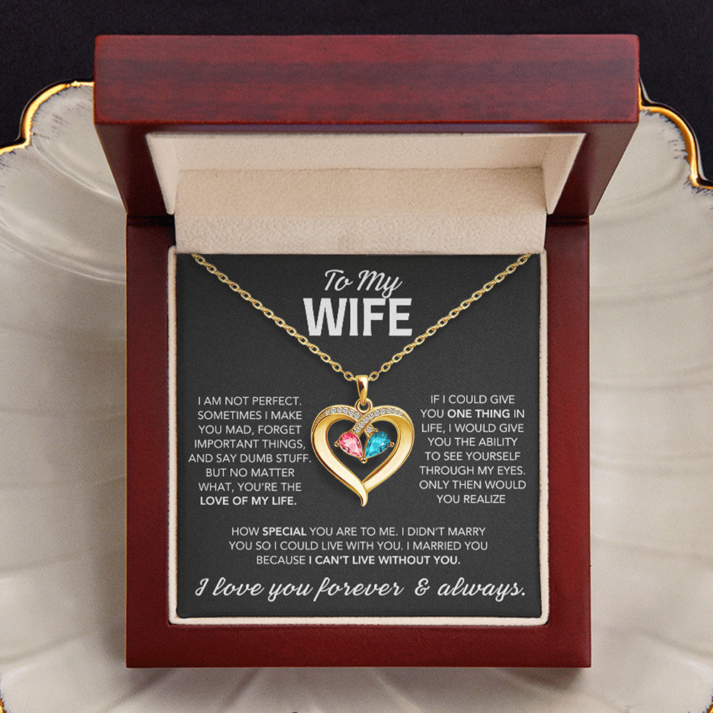 Heart Birthstone Pendant
