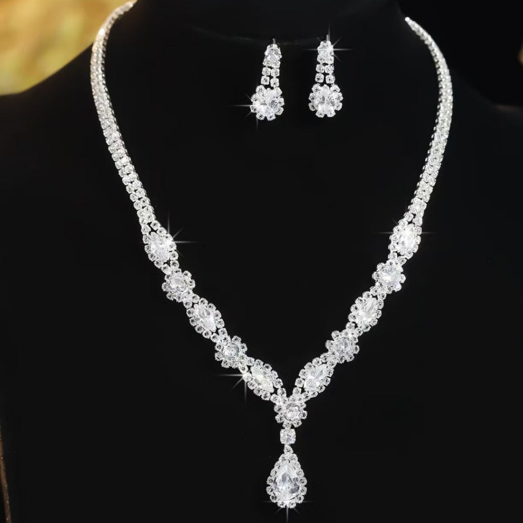 Earings and Necklace