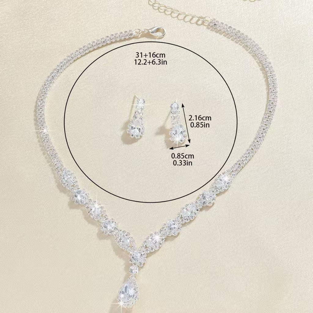 Earings and Necklace