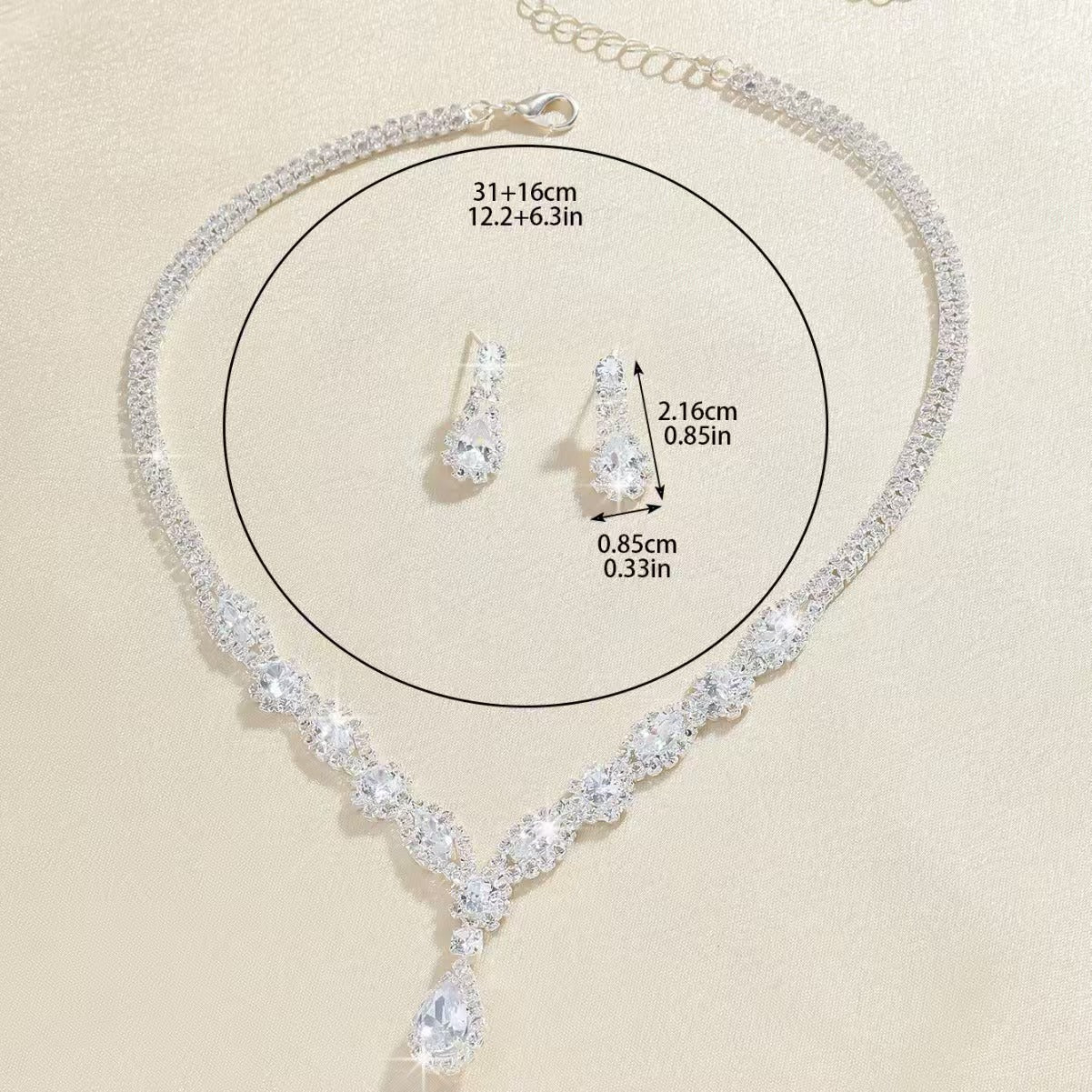 Earings and Necklace