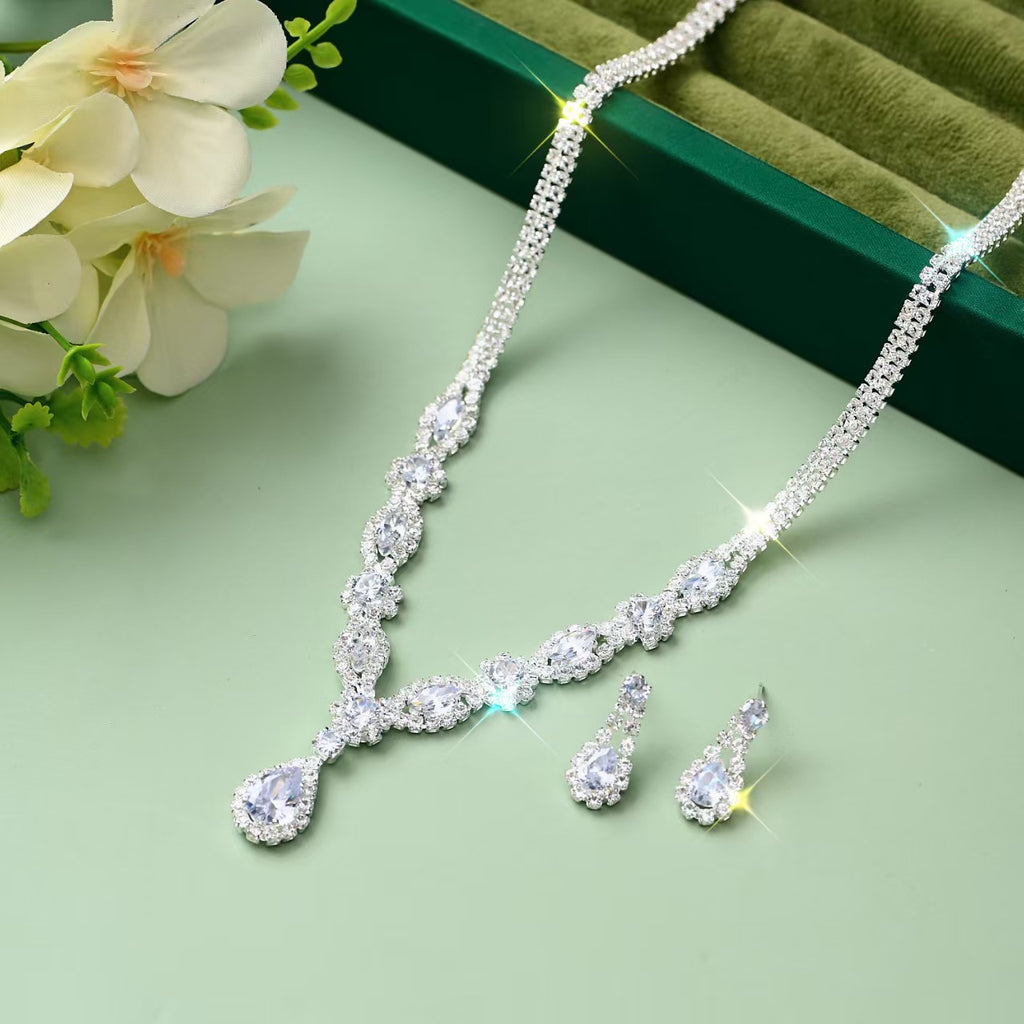 Earings and Necklace